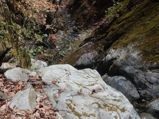 CS4m滝落ち口から