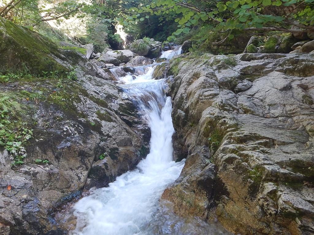 黒沢中流部の小滝