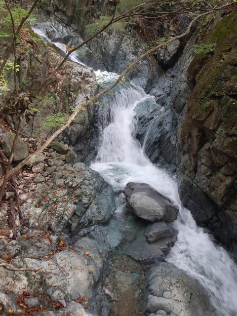 ゴルジュを右岸の巻き道で越える。