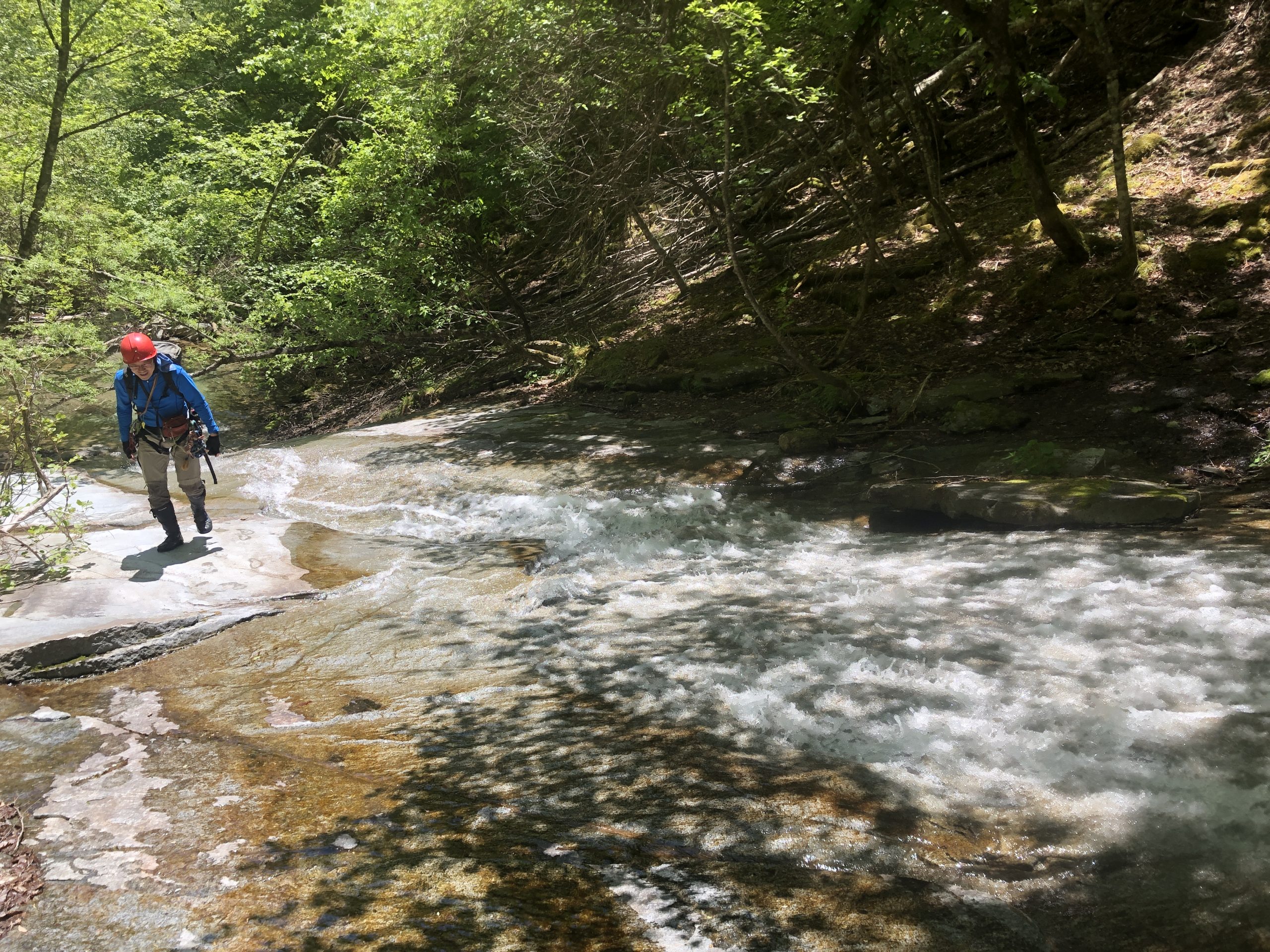笛吹川久渡沢ナメラ沢