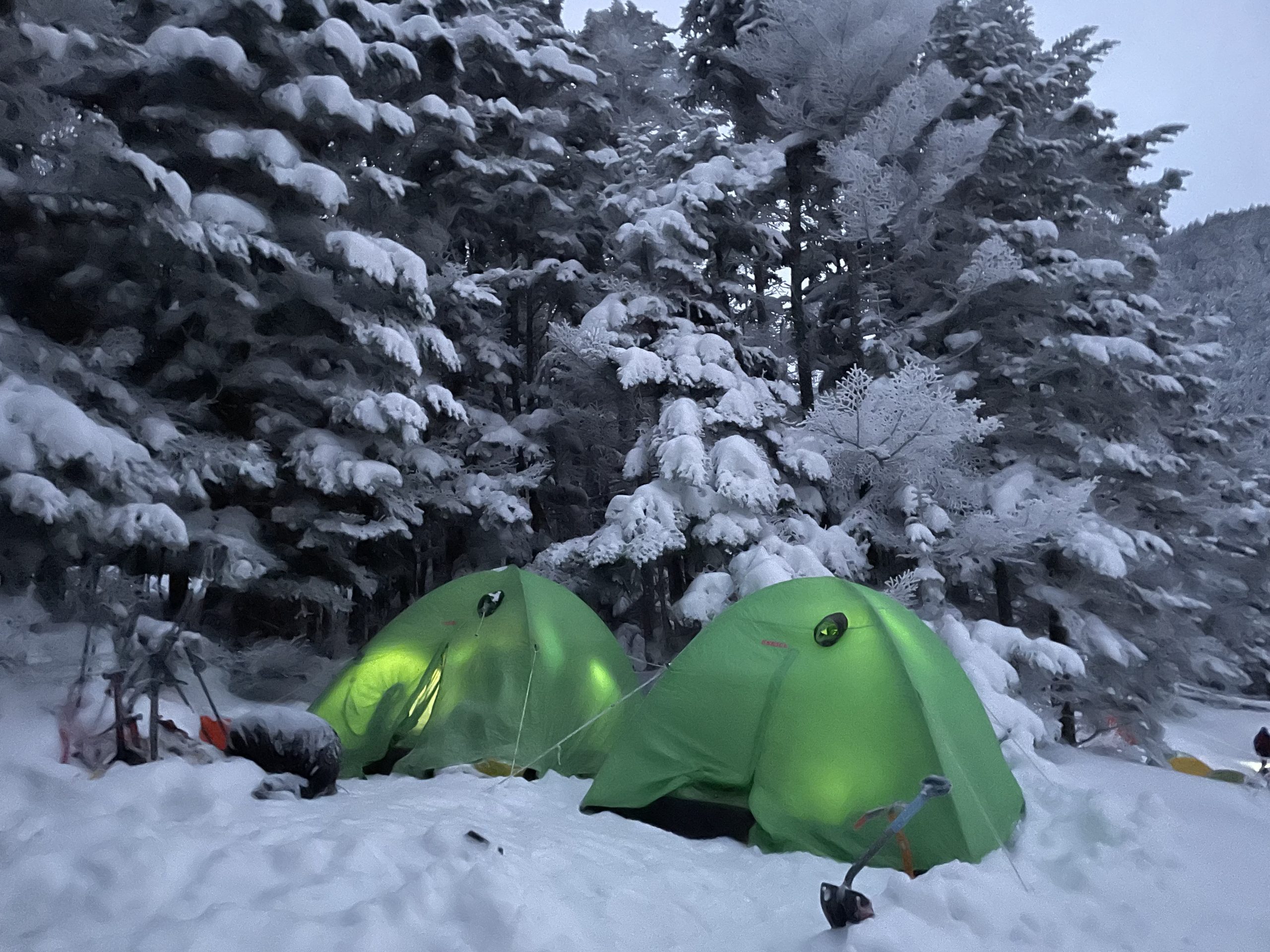 （雪山トレA班）赤岳（赤岳鉱泉より往復）