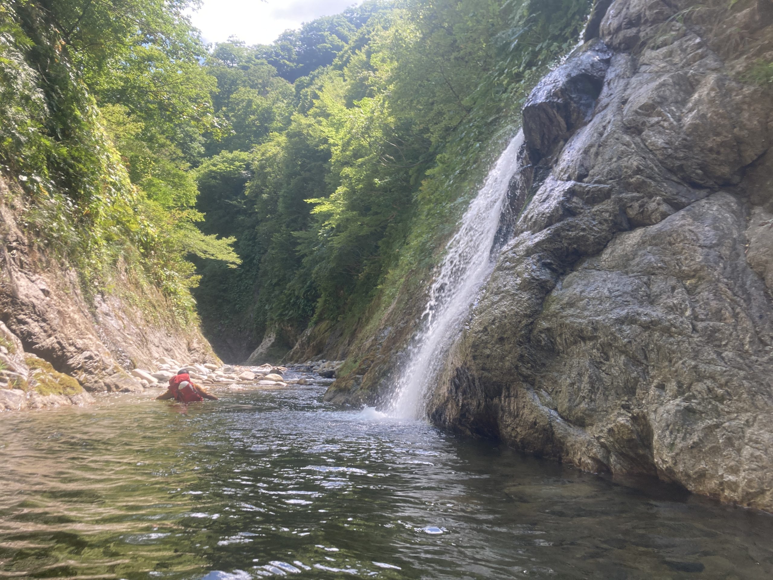 荒川女川牛股沢～五郎三郎沢～越沢川下降