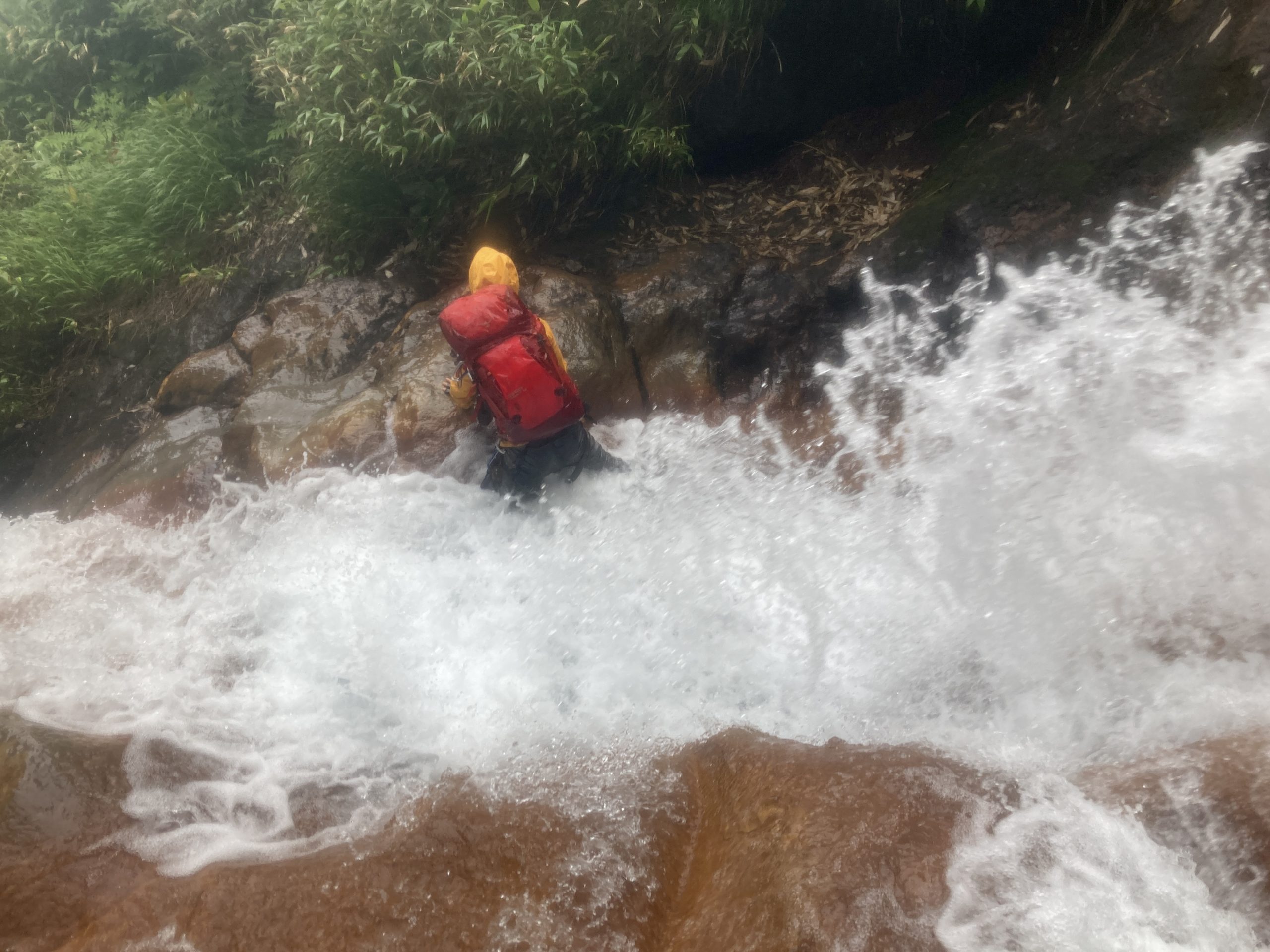 松川焼切沢~左俣沢
