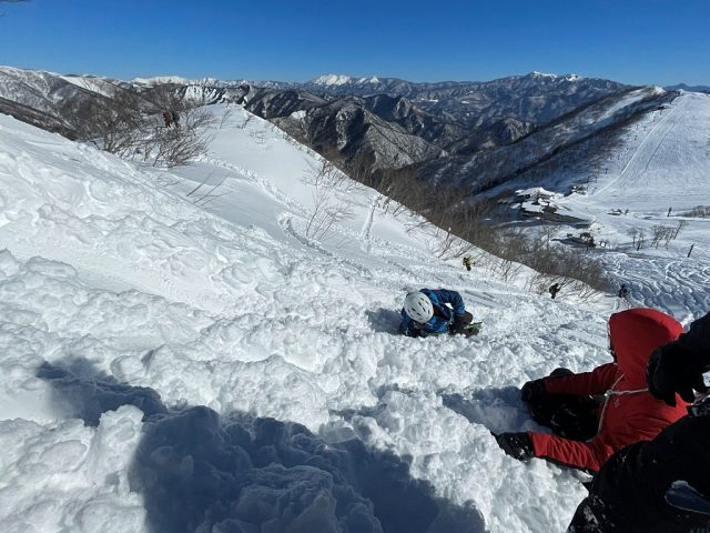 滑落停止の練習